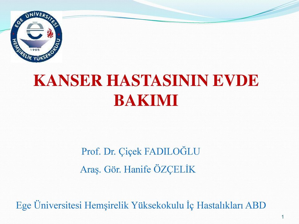Hanife ÖZÇELĠK Ege Üniversitesi