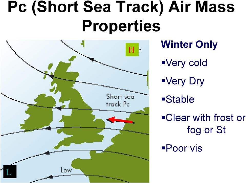 cold Very Dry Stable Clear