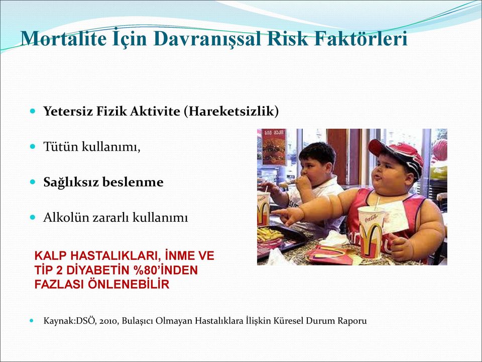 kullanımı KALP HASTALIKLARI, İNME VE TİP 2 DİYABETİN %80 İNDEN FAZLASI