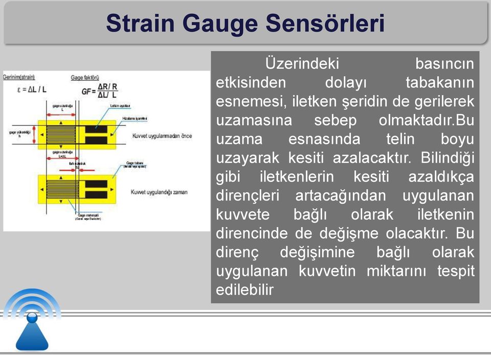 Bilindiği gibi iletkenlerin kesiti azaldıkça dirençleri artacağından uygulanan kuvvete bağlı olarak