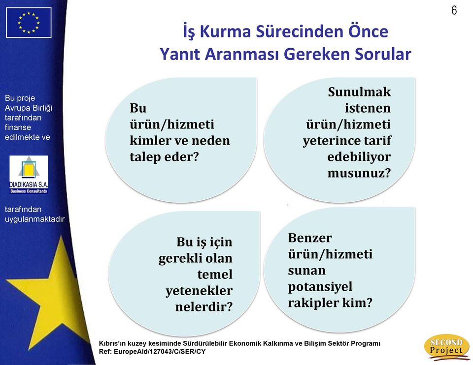 Sunulmak istenen ürün/hizmeti yeterince tarif edebiliyor musunuz?