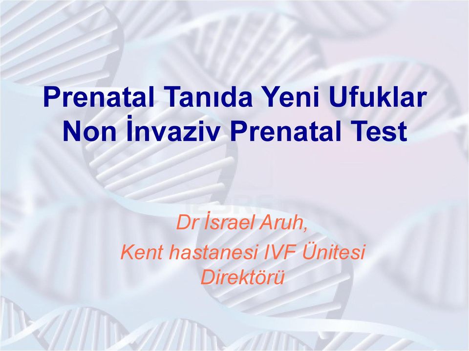 Prenatal Test Dr İsrael