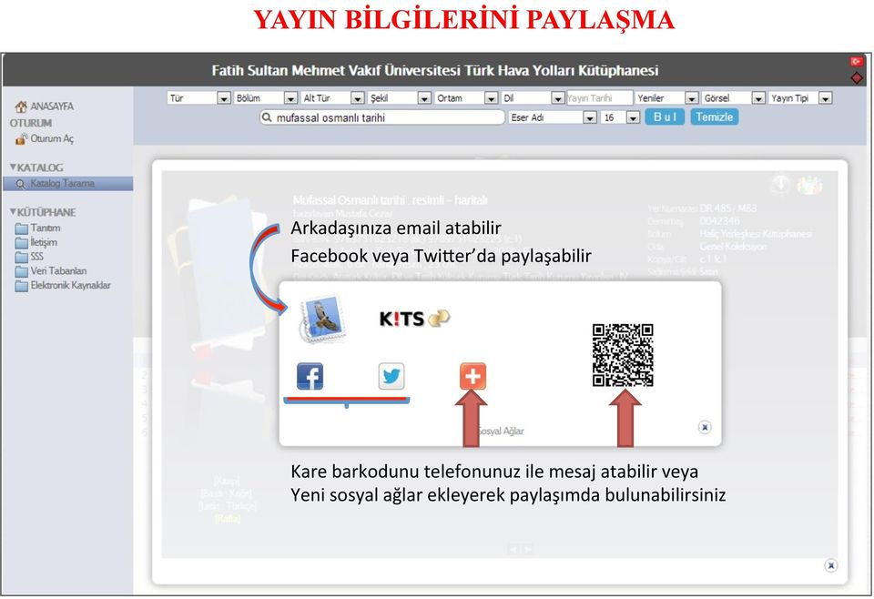 Kare barkodunu telefonunuz ile mesaj atabilir