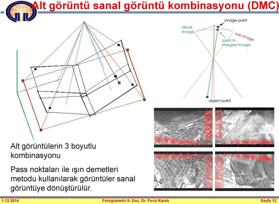 demetleri metodu kullanılarak görüntüler sanal görüntüye