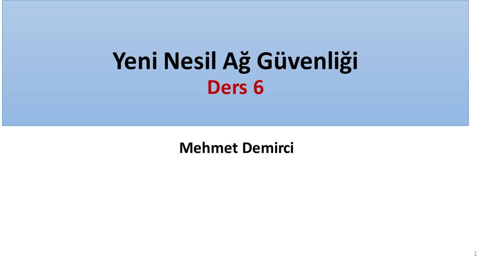 Güvenliği