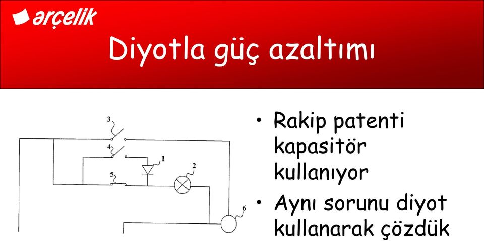 kapasitör kullanıyor