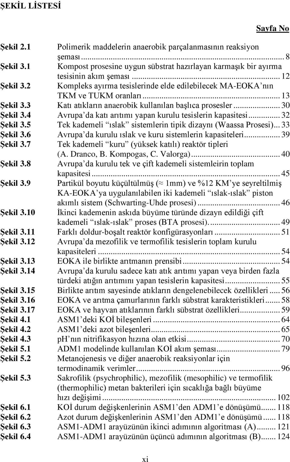 3 Katı atıkların anaerobik kullanılan başlıca prosesler... 30 Şekil 3.4 Avrupa da katı arıtımı yapan kurulu tesislerin kapasitesi... 32 Şekil 3.