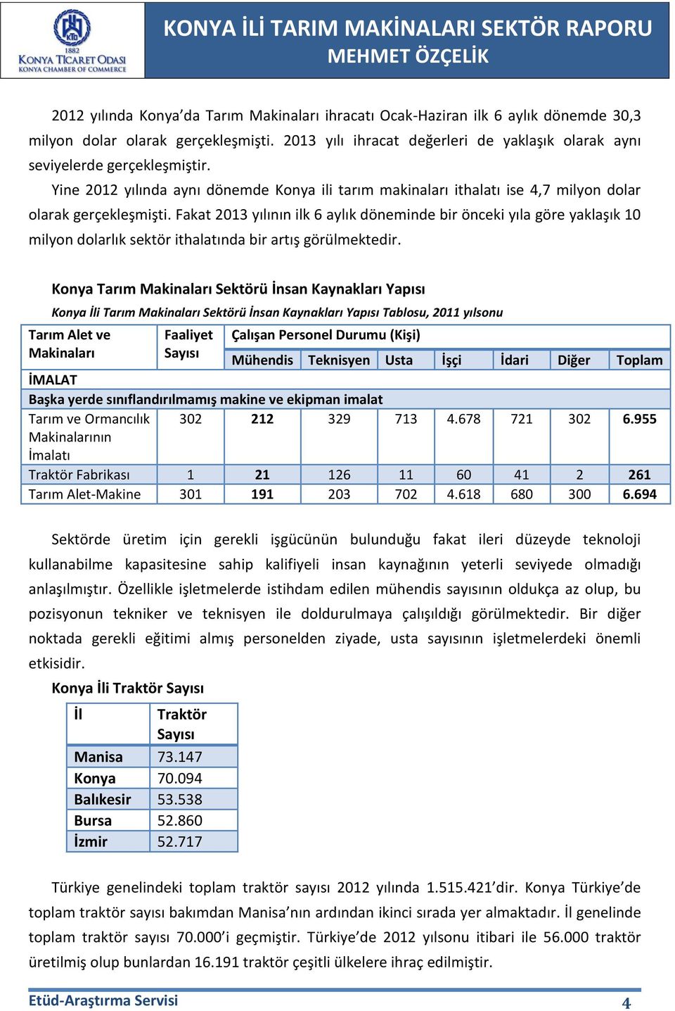 Fakat 2013 yılının ilk 6 aylık döneminde bir önceki yıla göre yaklaşık 10 milyon dolarlık sektör ithalatında bir artış görülmektedir.