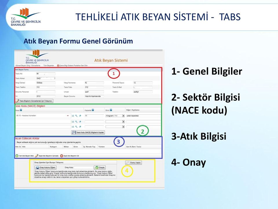 Görünüm 1- Genel Bilgiler 2-