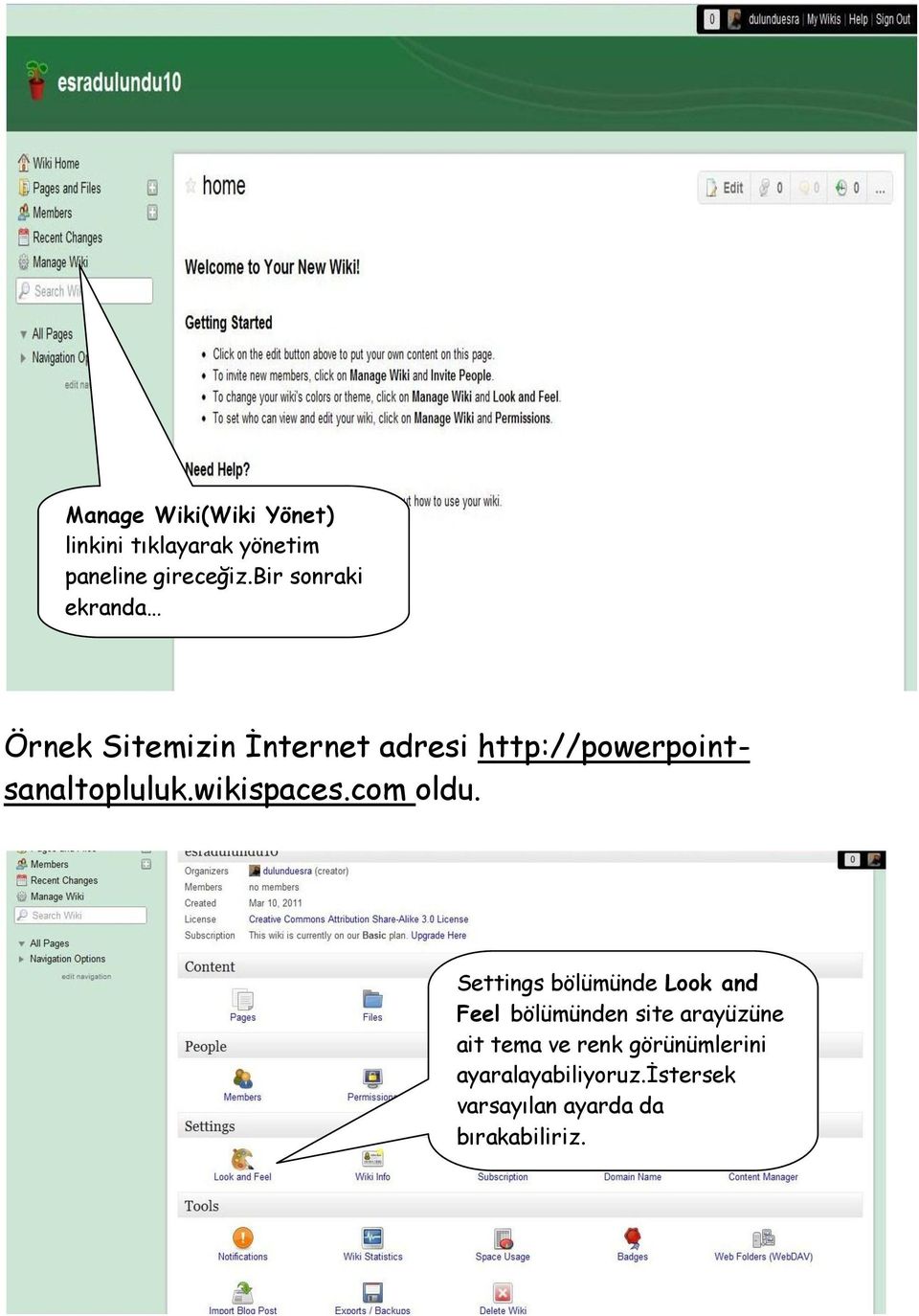 http://powerpointsanaltopluluk.wikispaces.com oldu.