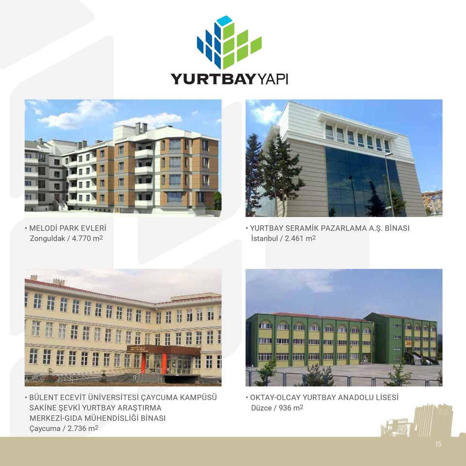 461 m2 Bülent Ecevİt Ünİversİtesİ Çaycuma KAMPÜSÜ Sakİne Şevkİ