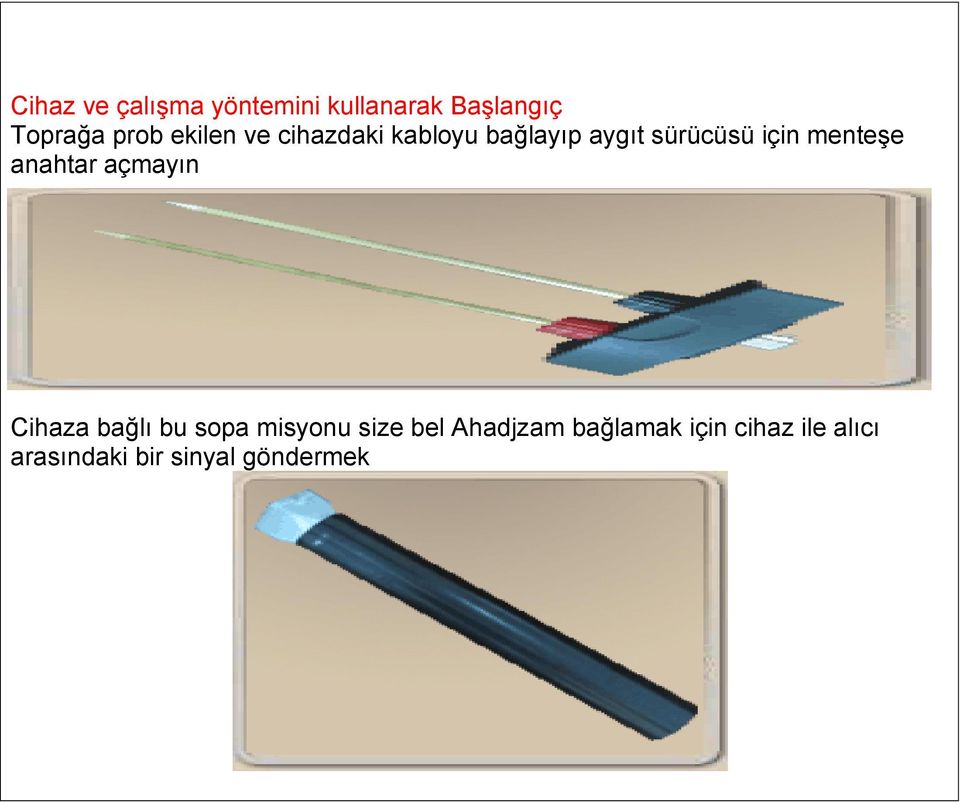 menteşe anahtar açmayın Cihaza bağlı bu sopa misyonu size bel