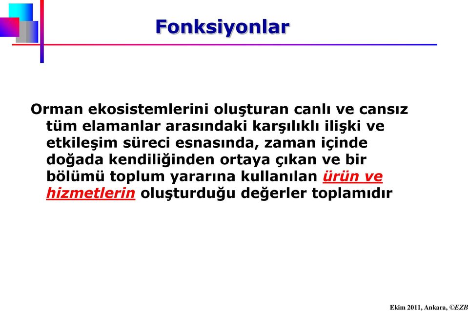 esnasında, zaman içinde doğada kendiliğinden ortaya çıkan ve bir