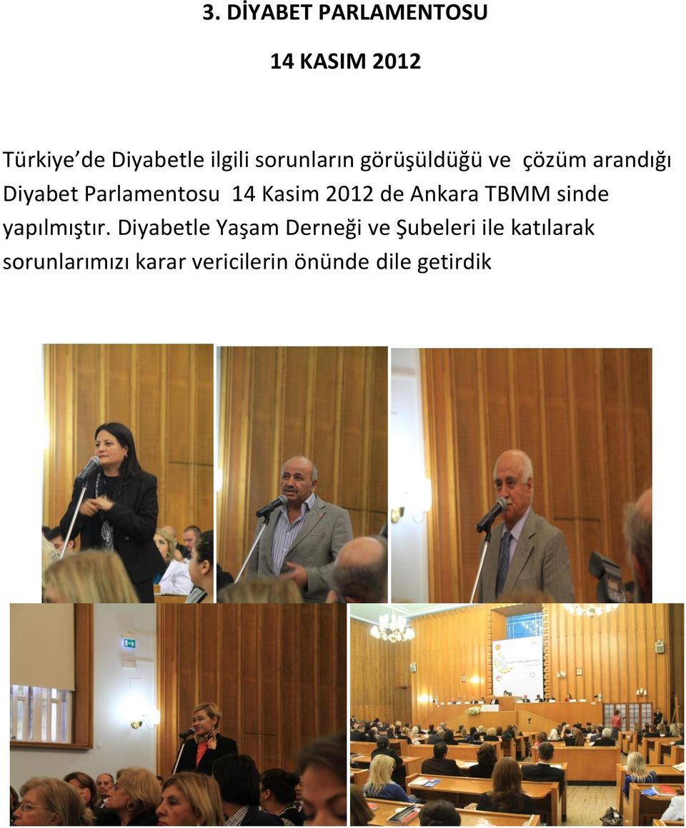 Kasim 2012 de Ankara TBMM sinde yapılmıştır.