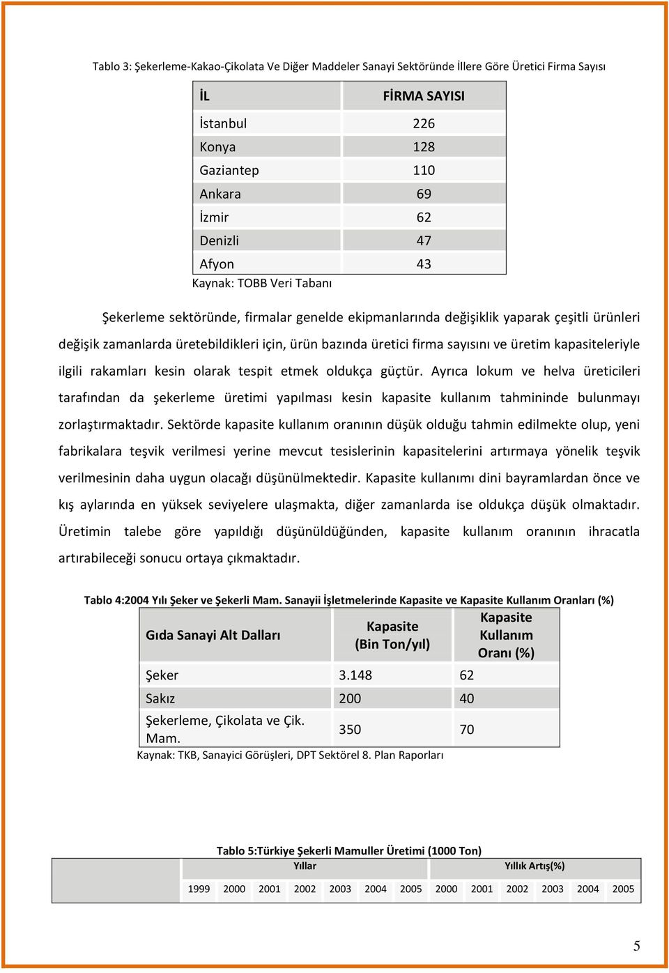 üretim kapasiteleriyle ilgili rakamları kesin olarak tespit etmek oldukça güçtür.