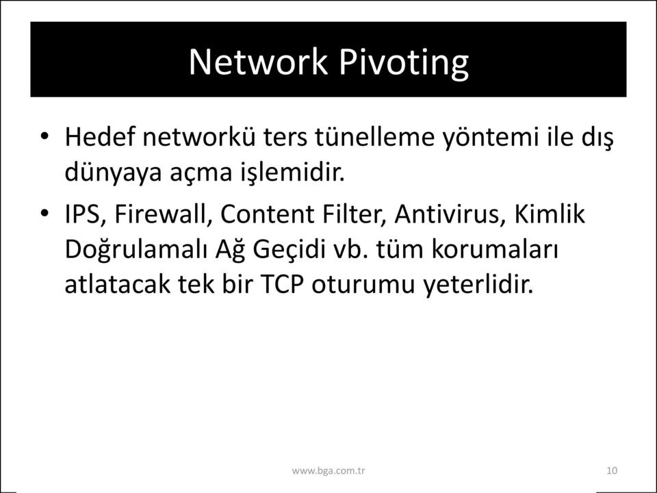 IPS, Firewall, Content Filter, Antivirus, Kimlik