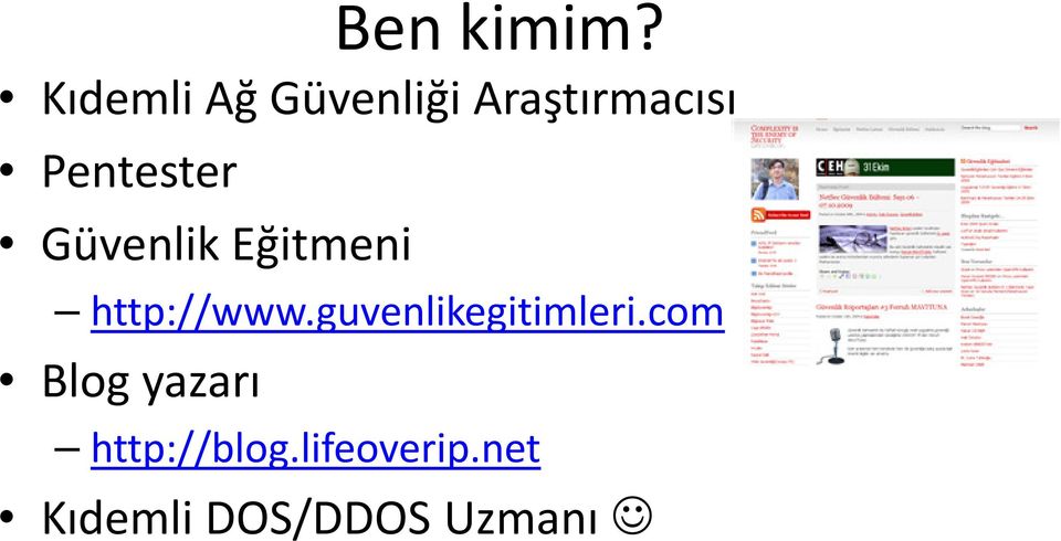 Pentester Güvenlik Eğitmeni http://www.