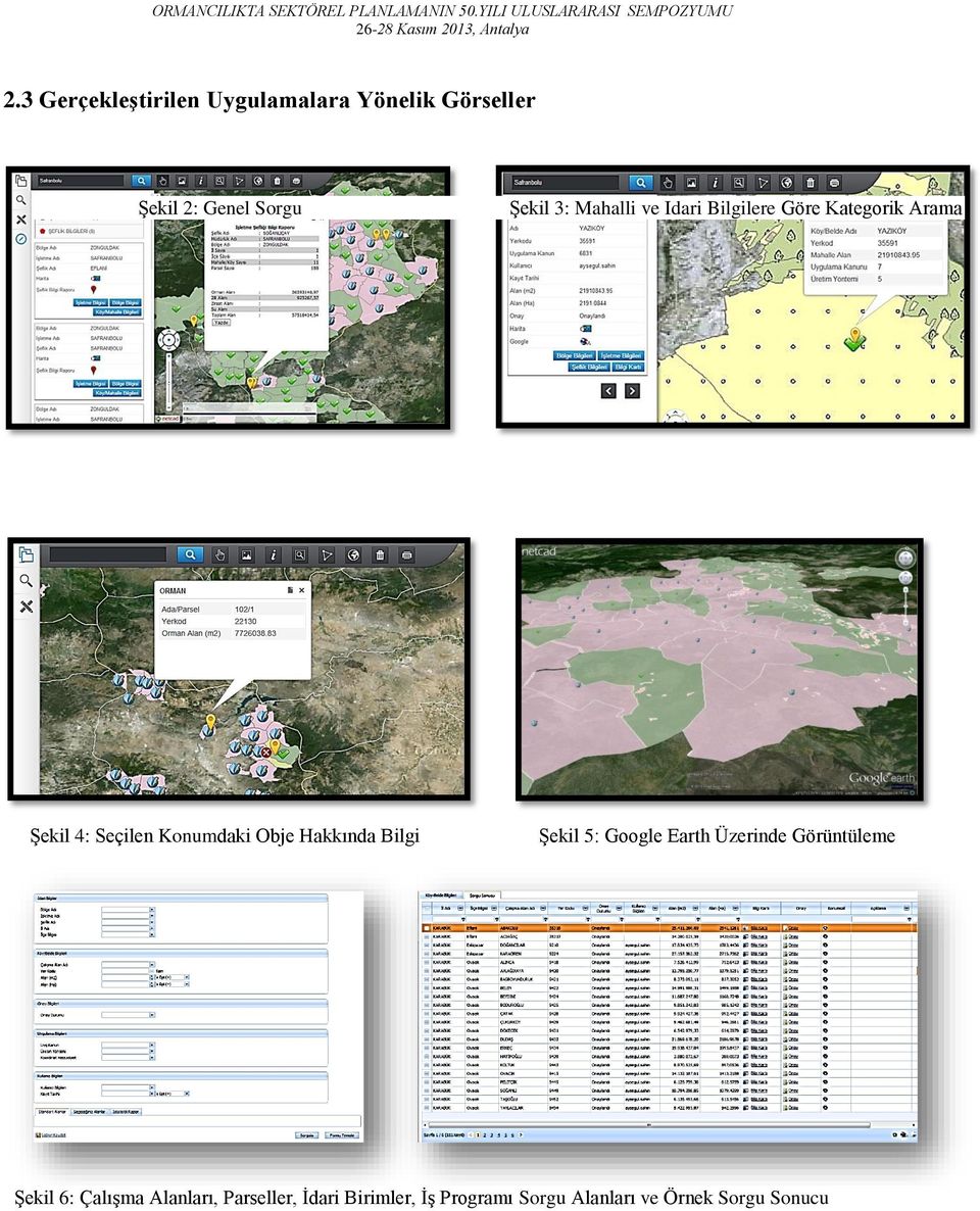Obje Hakkında Bilgi Şekil 5: Google Earth Üzerinde Görüntüleme Şekil 6: Çalışma