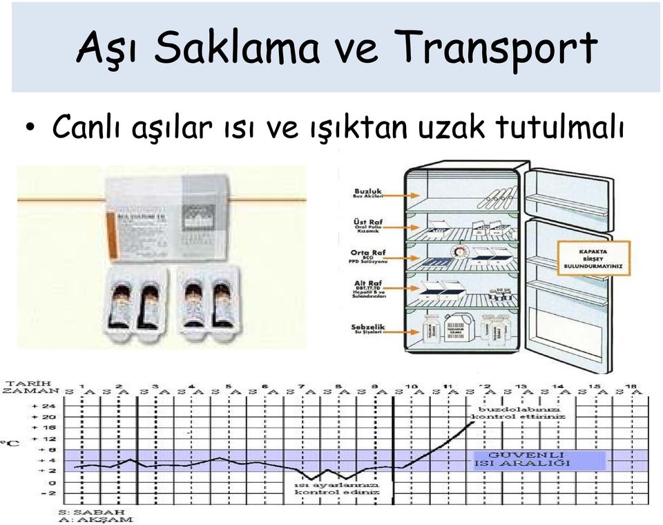 aşılar ısı ve