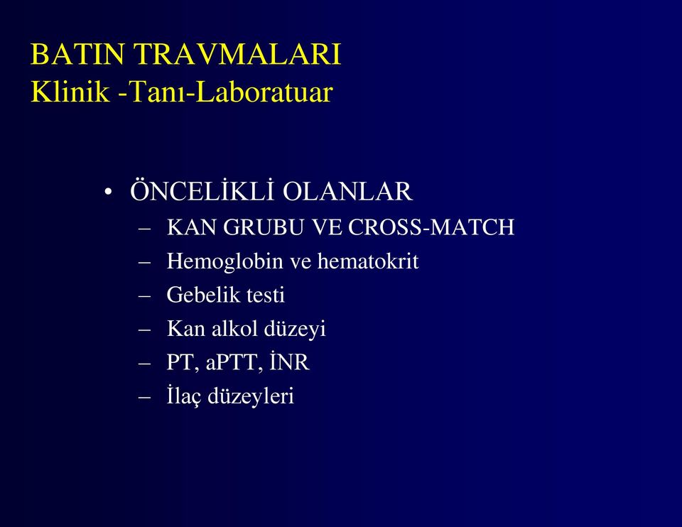 Hemoglobin ve hematokrit Gebelik