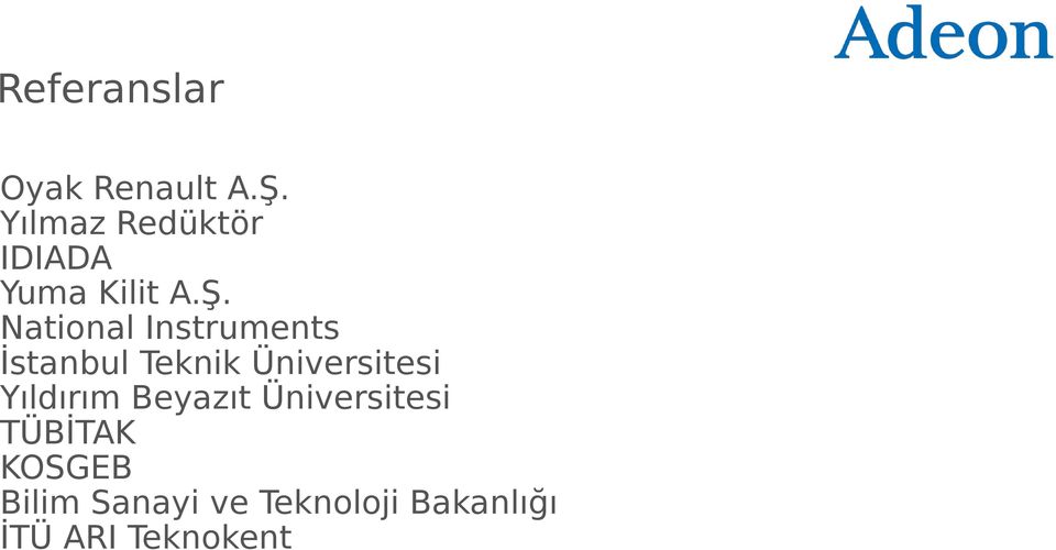 National Instruments İstanbul Teknik Üniversitesi