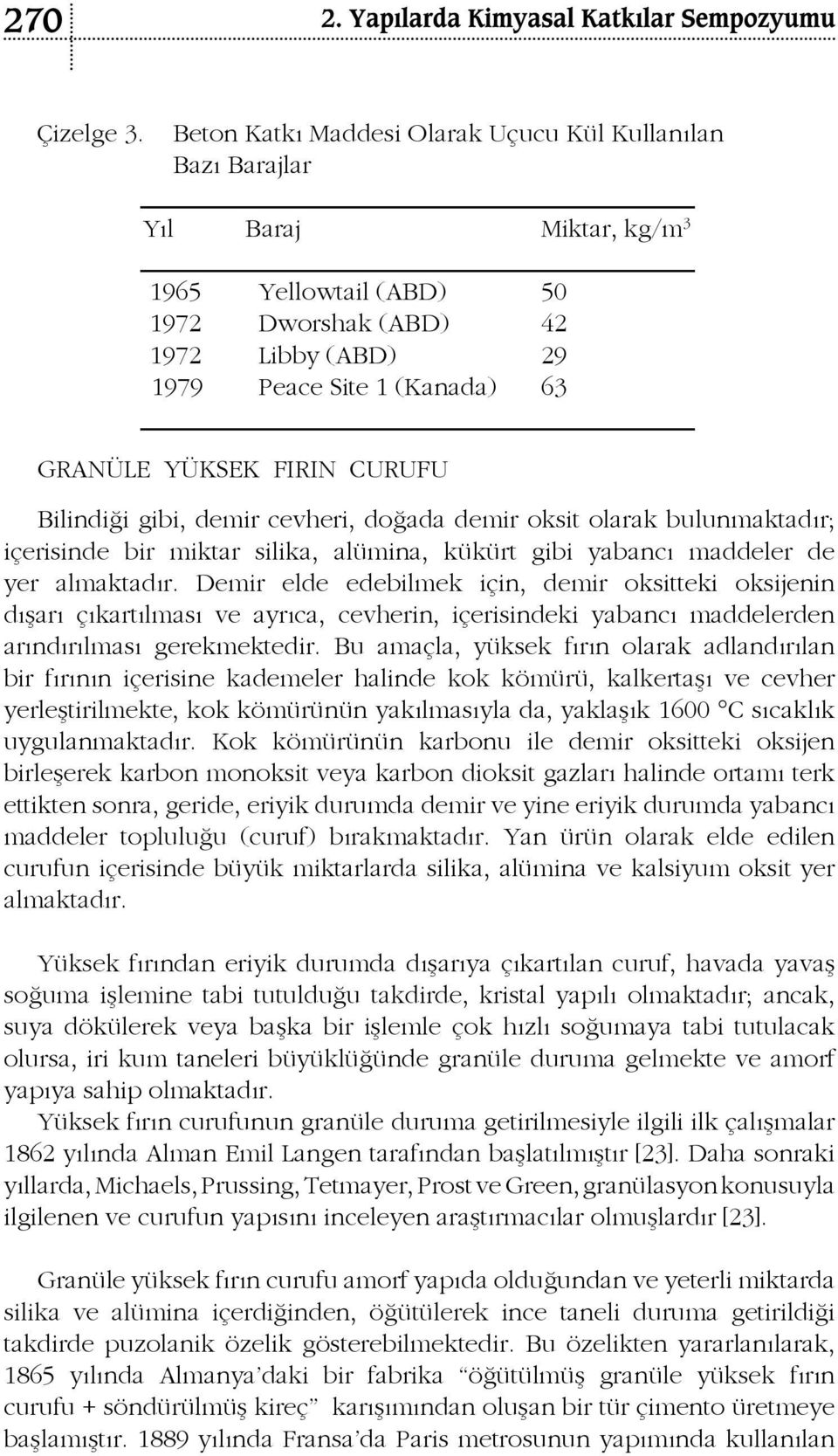 FIRIN CURUFU Bilindiği gibi, demir cevheri, doğada demir oksit olarak bulunmaktadır; içerisinde bir miktar silika, alümina, kükürt gibi yabancı maddeler de yer almaktadır.