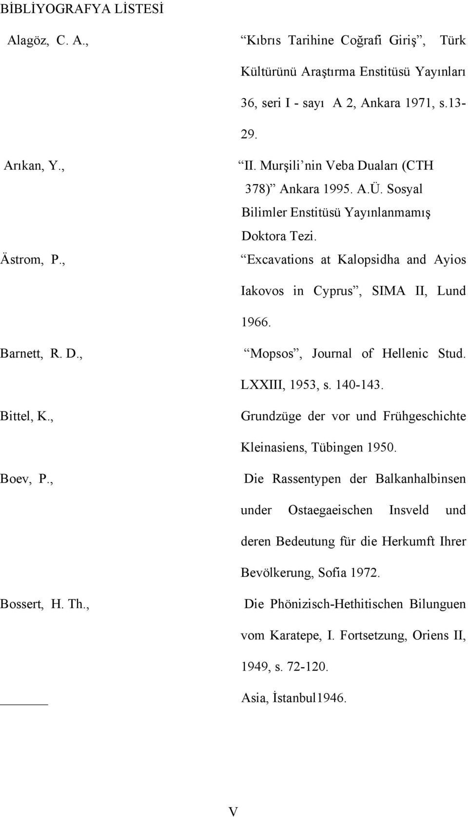 LXXIII, 1953, s. 140-143. Bittel, K., Grundzüge der vor und Frühgeschichte Kleinasiens, Tübingen 1950. Boev, P.