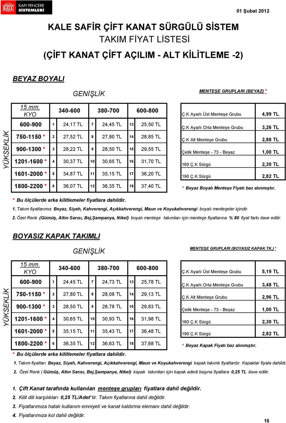 K Ayarlı Üst Menteşe Grubu 4,99 TL 600900 1 24,17 TL 7 24,45 TL 13 25,50 TL 7501150 * 2 27,52 TL 8 27,80 TL 14 28,85 TL 9001300 * 3 28,22 TL 9 28,50 TL 15 29,55 TL 12011600 * 4 30,37 TL 10 30,65 TL