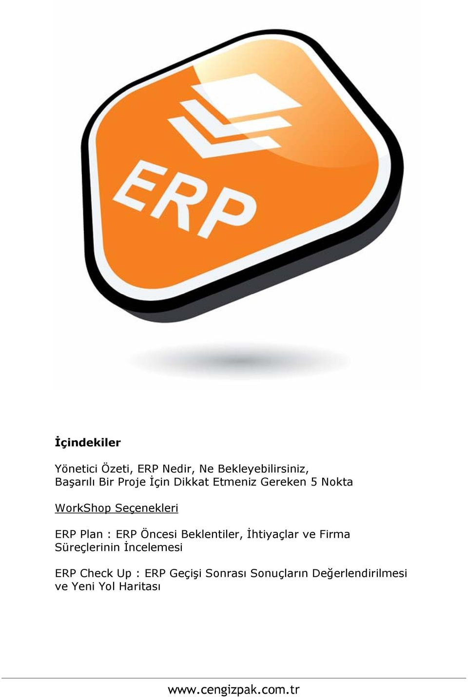 ERP Öncesi Beklentiler, İhtiyaçlar ve Firma Süreçlerinin İncelemesi ERP