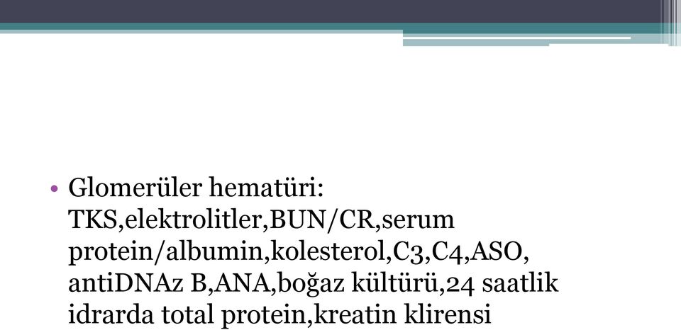 protein/albumin,kolesterol,c3,c4,aso,