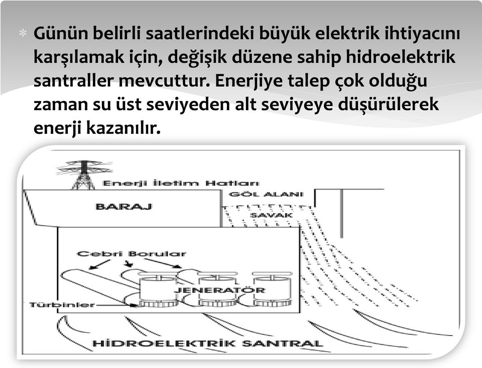 santraller mevcuttur.