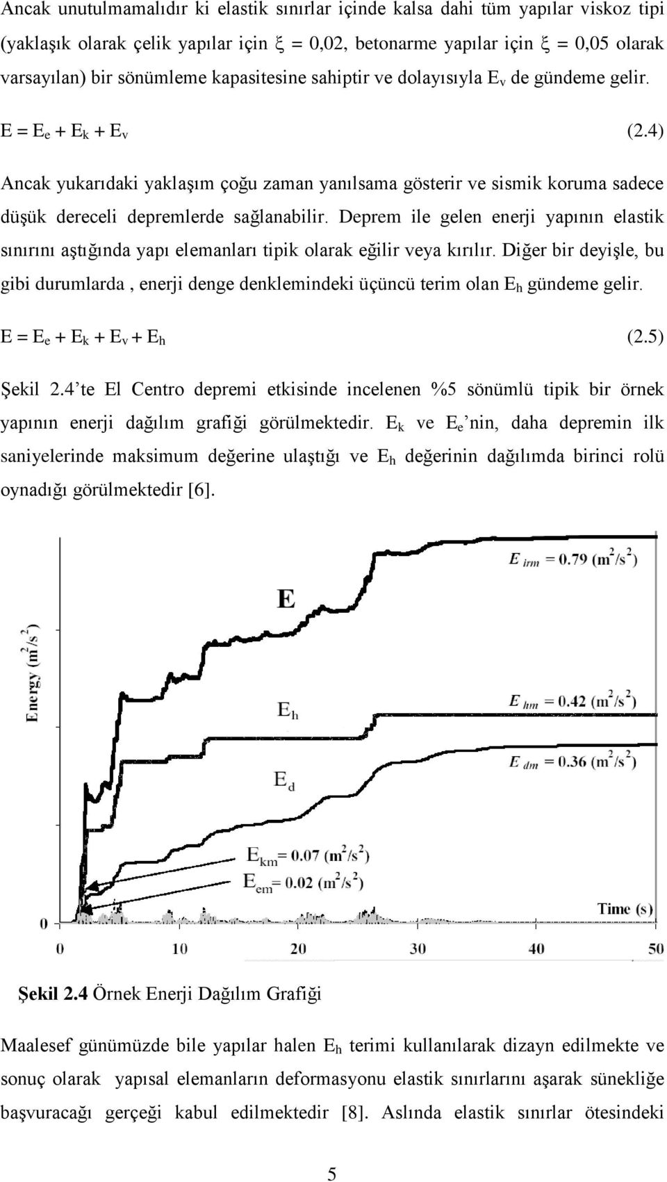 4) Ancak yukarıdaki yaklaşım çoğu zaman yanılsama gösterir ve sismik koruma sadece düşük dereceli depremlerde sağlanabilir.