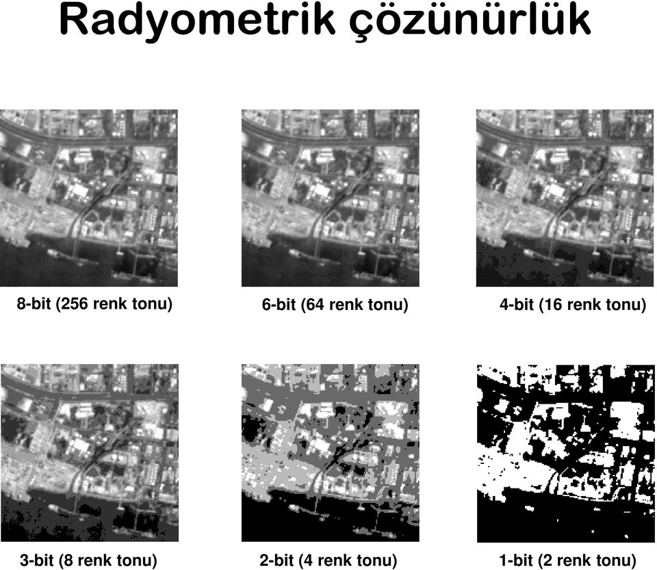 4-bit (16 renk tonu) 3-bit (8 renk