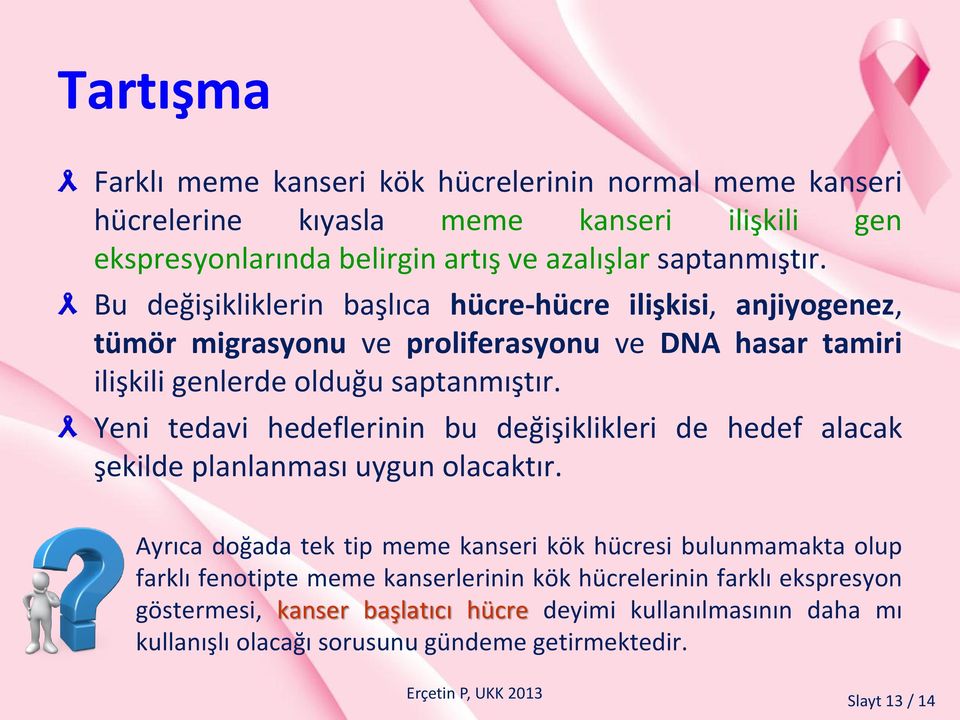 Yeni tedavi hedeflerinin bu değişiklikleri de hedef alacak şekilde planlanması uygun olacaktır.