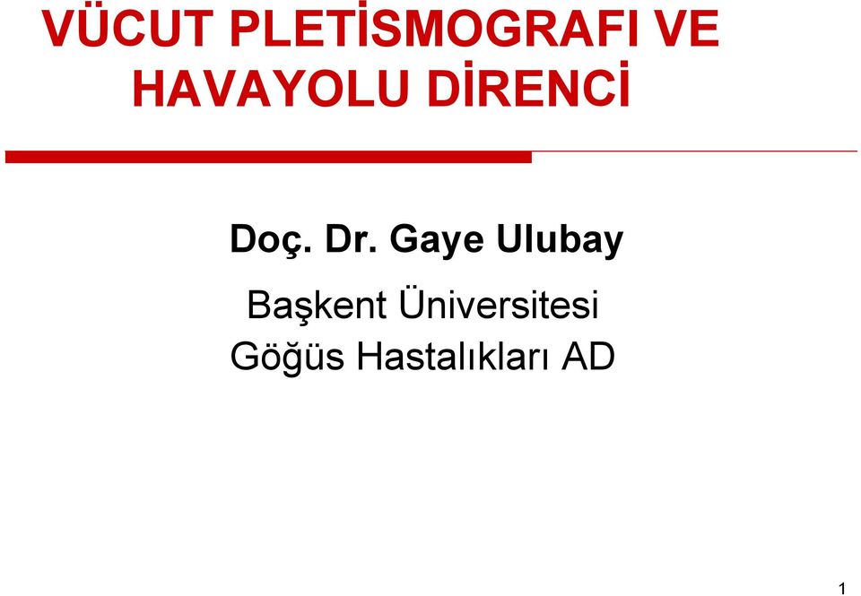 Gaye Ulubay Başkent