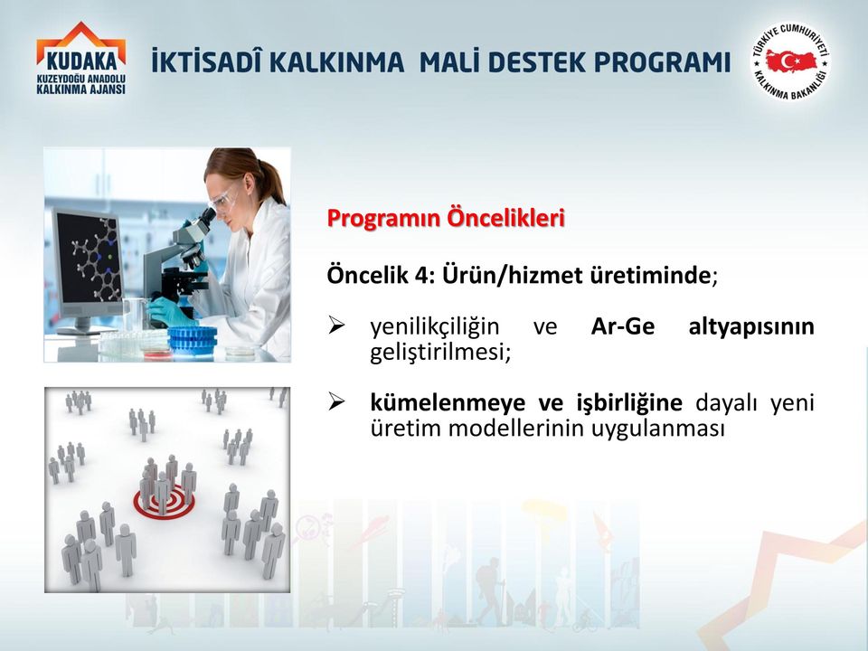 altyapısının geliştirilmesi; kümelenmeye ve