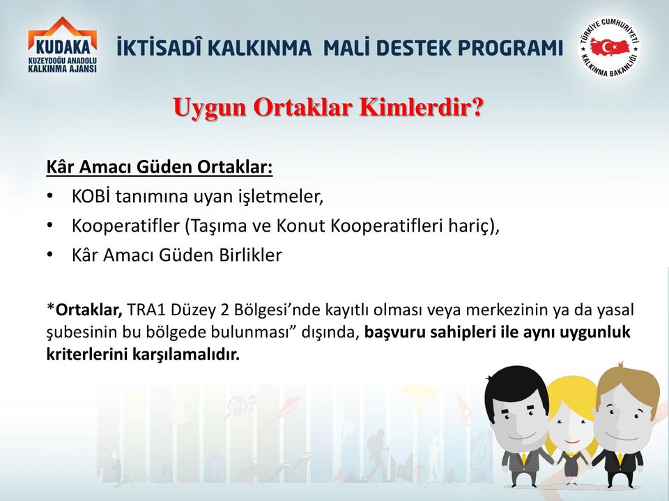 Konut Kooperatifleri hariç), Kâr Amacı Güden Birlikler *Ortaklar, TRA1 Düzey 2 Bölgesi