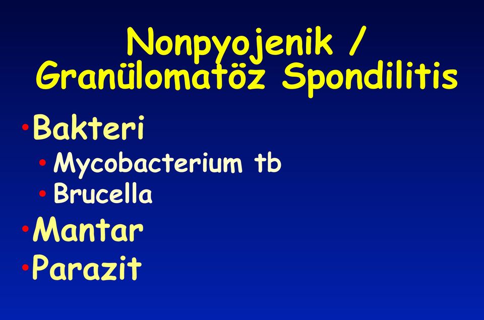 Spondilitis Bakteri