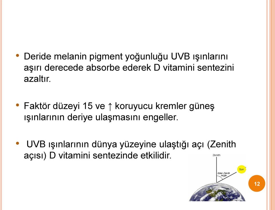 Faktör düzeyi 15 ve koruyucu kremler güneş ışınlarının deriye