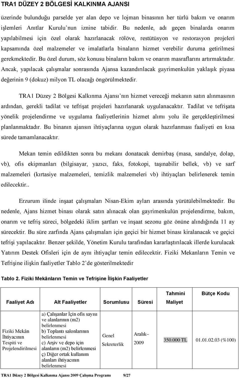 duruma getirilmesi gerekmektedir. Bu özel durum, söz konusu binaların bakım ve onarım masraflarını artırmaktadır.