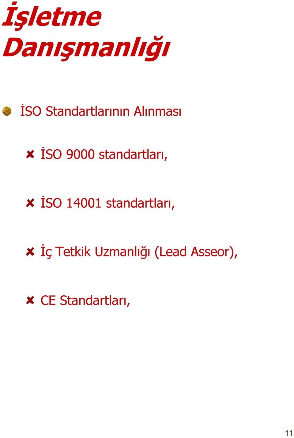 standartları, İSO 14001 standartları,