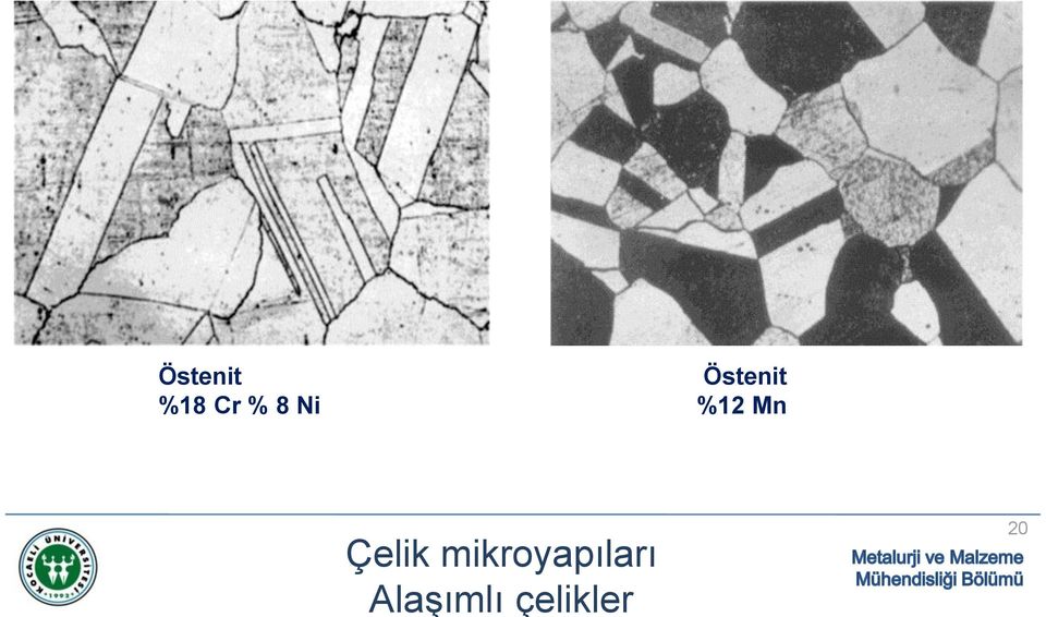 Çelik mikroyapıları