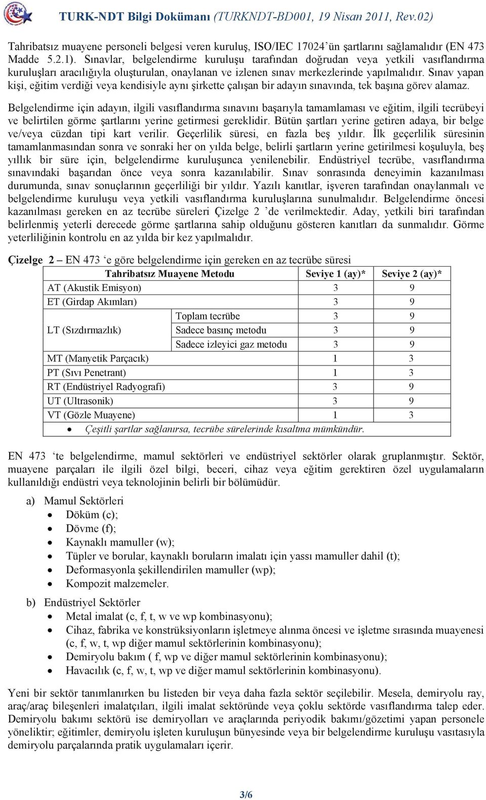 Sınav yapan kişi, eğitim verdiği veya kendisiyle aynı şirkette çalışan bir adayın sınavında, tek başına görev alamaz.