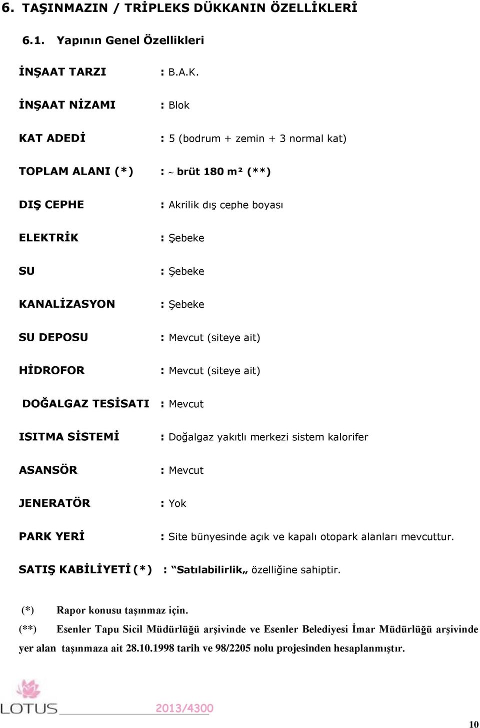 dış cephe boyası ELEKTRİK : Şebeke SU : Şebeke KANALİZASYON : Şebeke SU DEPOSU : Mevcut (siteye ait) HİDROFOR : Mevcut (siteye ait) DOĞALGAZ TESİSATI : Mevcut ISITMA SİSTEMİ : Doğalgaz yakıtlı