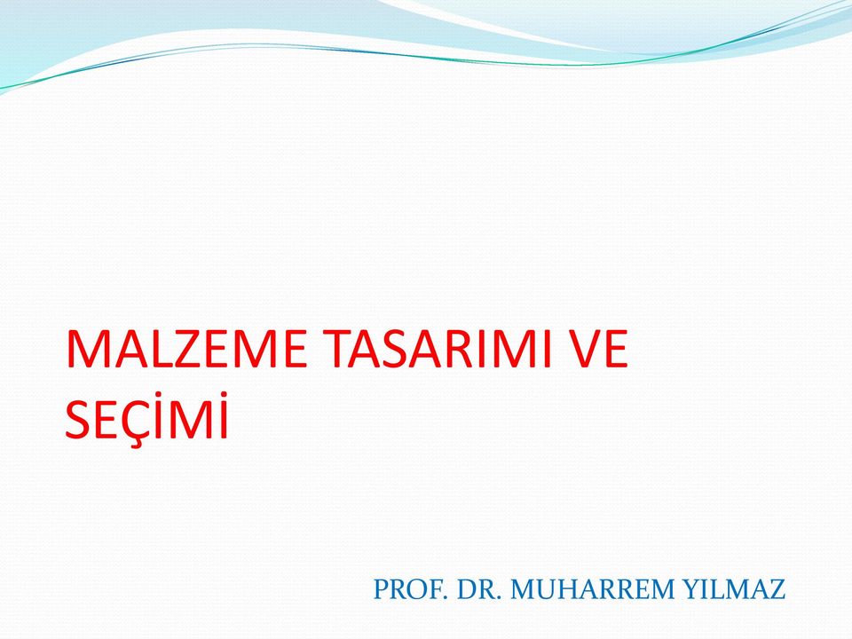 SEÇİMİ PROF.