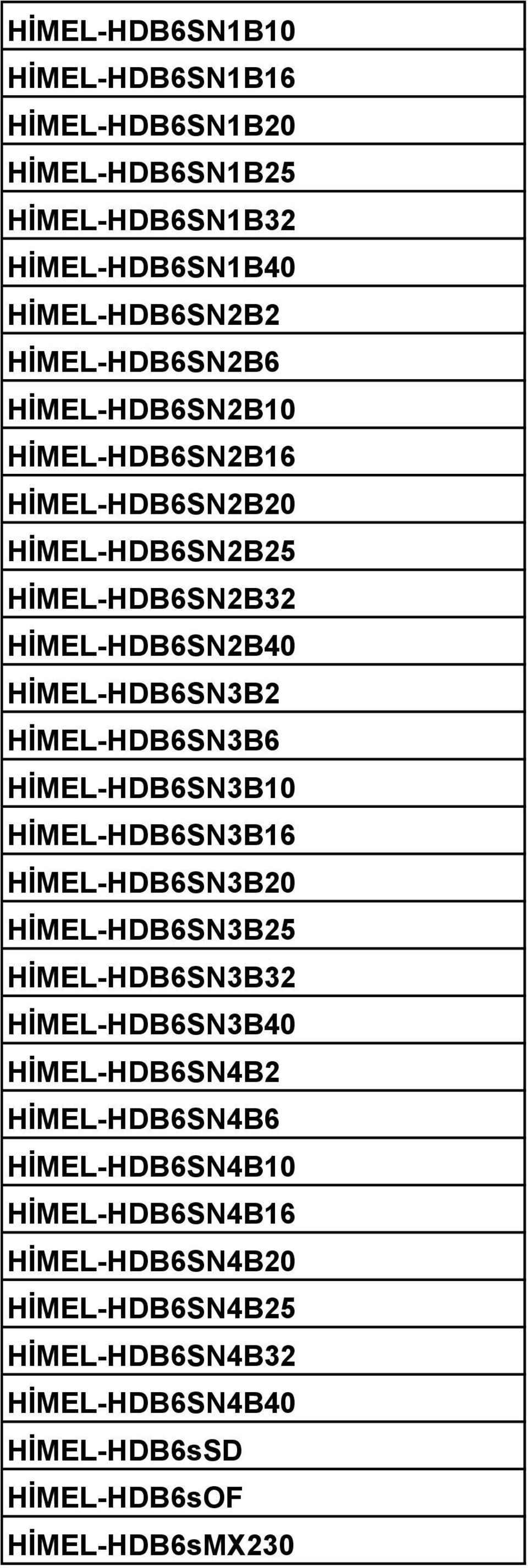HİMEL-HDB6SN3B10 HİMEL-HDB6SN3B16 HİMEL-HDB6SN3B20 HİMEL-HDB6SN3B25 HİMEL-HDB6SN3B32 HİMEL-HDB6SN3B40 HİMEL-HDB6SN4B2 HİMEL-HDB6SN4B6