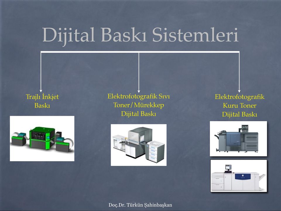 Sıvı Toner/Mürekkep Dijital Baskı