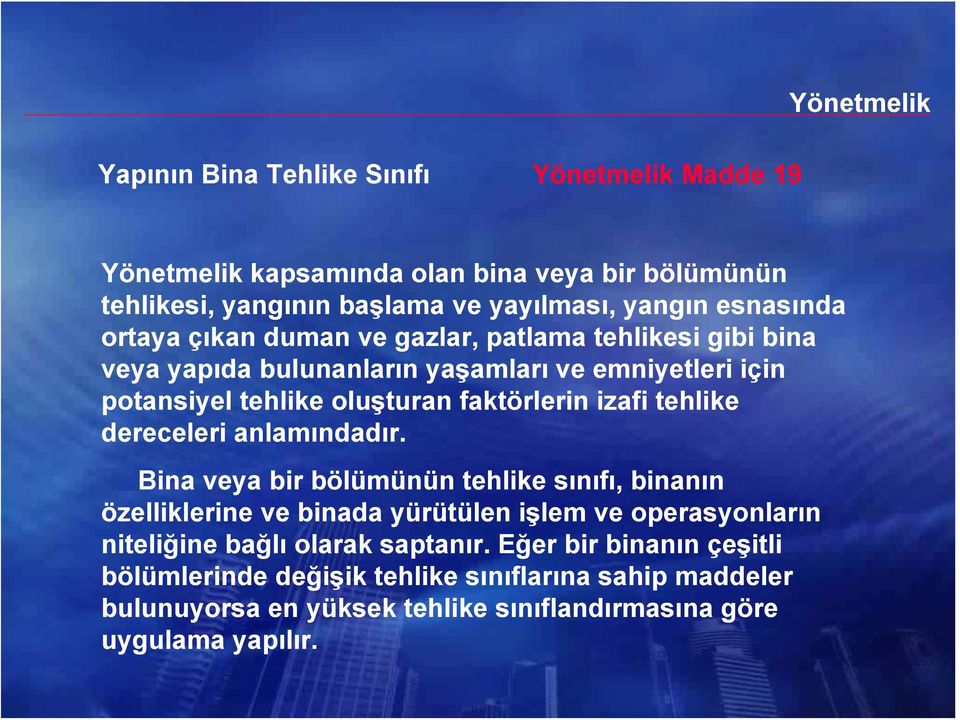 izafi tehlike dereceleri anlamındadır.