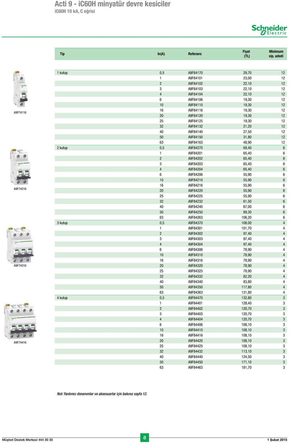 A9F84116 19,30 12 20 A9F84120 19,30 12 25 A9F84125 19,30 12 32 A9F84132 21,20 12 40 A9F84140 27,50 12 50 A9F84150 31,80 12 63 A9F84163 48,90 12 2 kutup 0,5 A9F84270 69,40 6 1 A9F84201 65,40 6 2