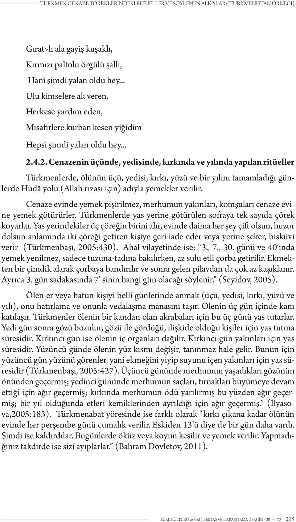 turkmen cenaze torenlerindeki ritueller ve soylenen alkislar turkmenistan ornegi pdf ucretsiz indirin